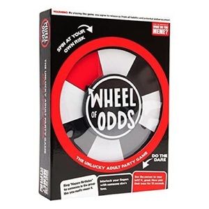 Wheel of Odds- The unlucky adult party game.
